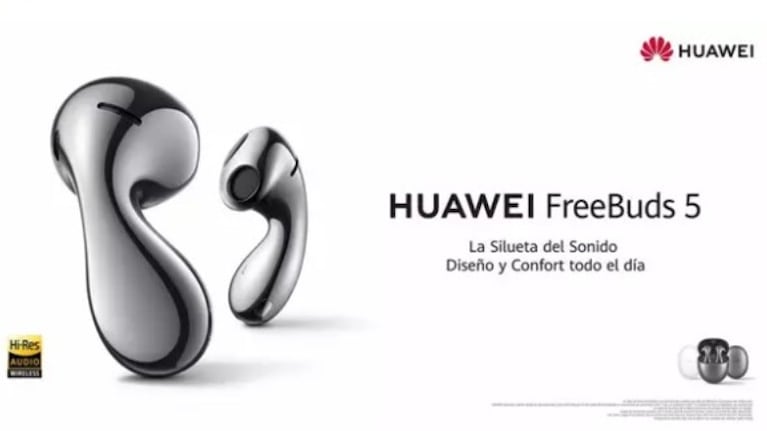 Huawei presenta sus auriculares FreeBuds 5 con un diseño novedoso, una autonomía de 30 horas y sonido mejorado