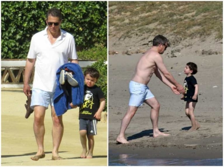 Hugh Grant y su rol paternal ante la prensa