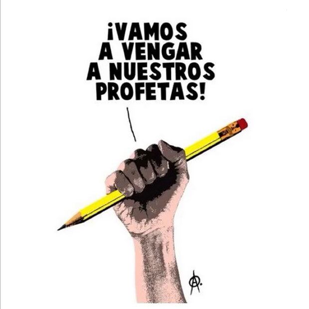 Humoristas gráficos de todo el mundo se solidarizaron tras el atentado terrorista contra el periódico francés Charlie Hebdo. 