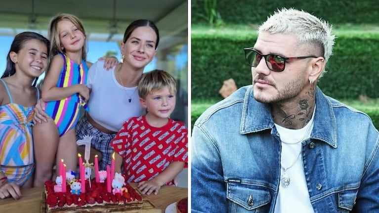 Icardi fue al cumpleaños de Magnolia, la hija de la China Suárez