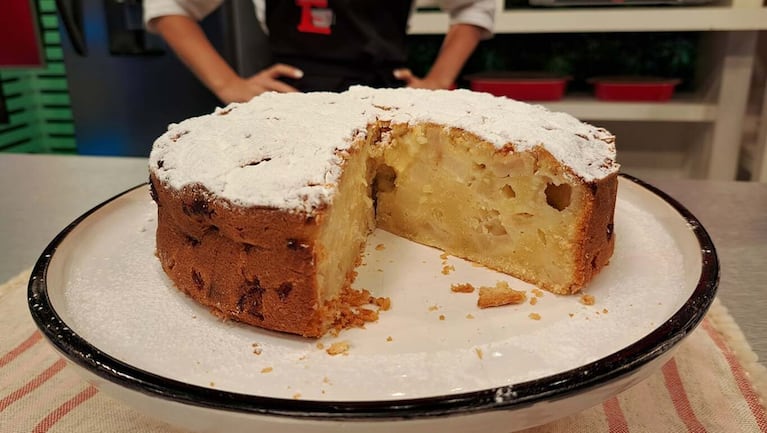 Ideal para merendar: Torta húmeda de manzanas