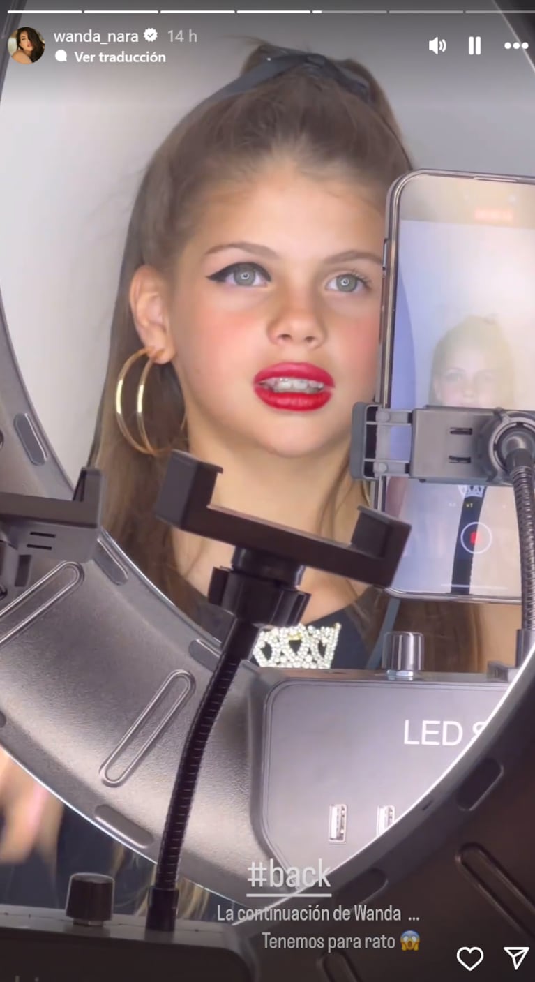 Igualita a Wanda Nara: el tutorial de maquillaje de Francesca Icardi en TikTok