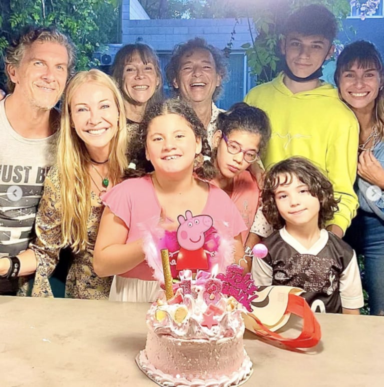 Inés Estévez y Fabián Vena compartieron el festejo de cumpleaños de su hija Vida: "Todos juntos"