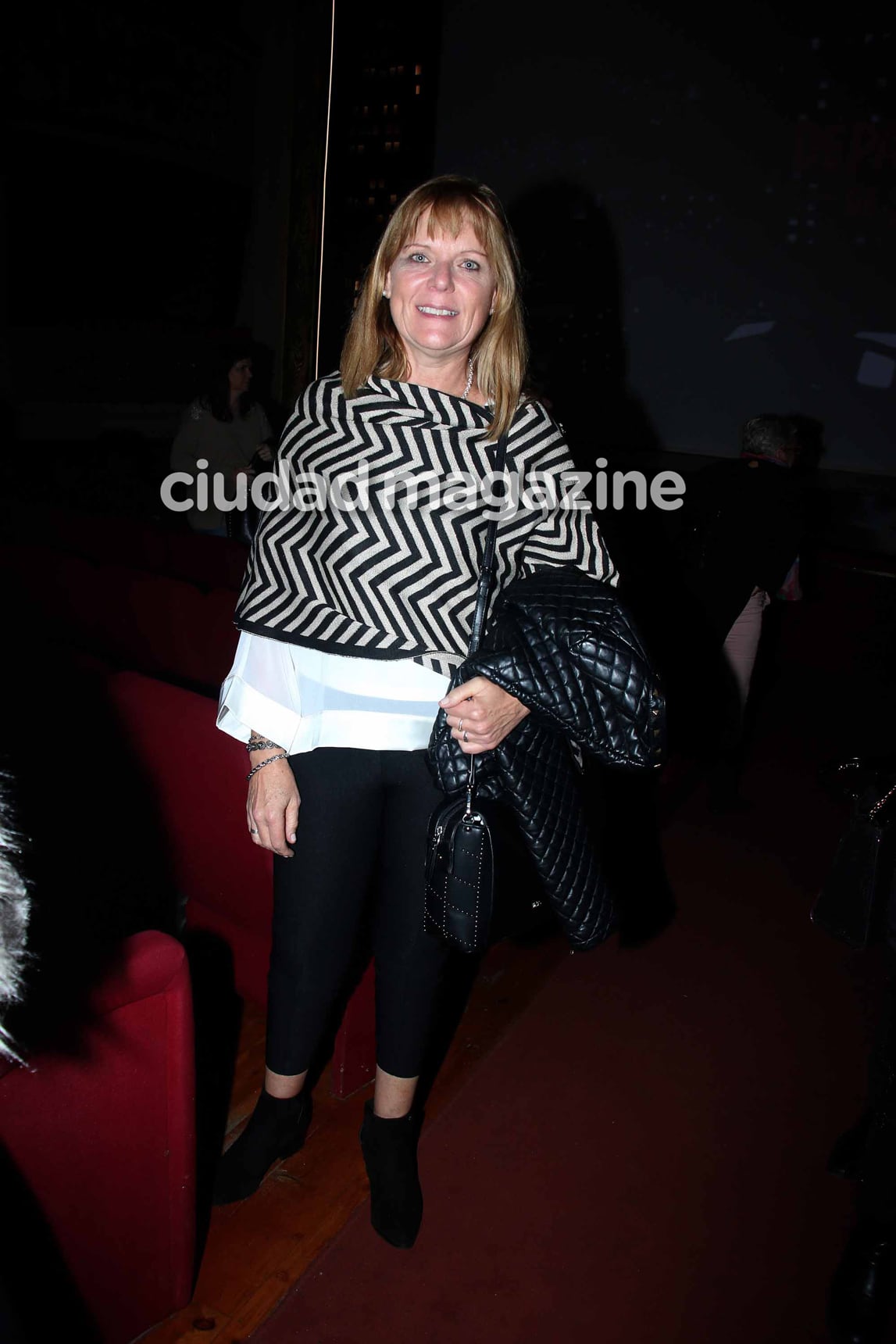 Inés Stork en el estreno de Departamento de Soltero. (Foto: Movilpress)