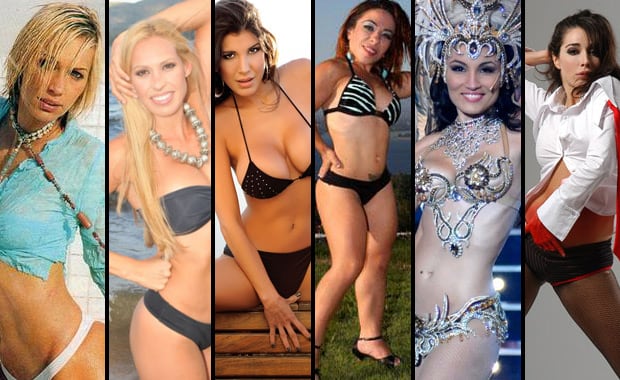 Ingrid Grudke, Estefanía Bacca, Andrea Rincón, Noelia Pompa, Mónica Listorti y Laura Fidalgo.