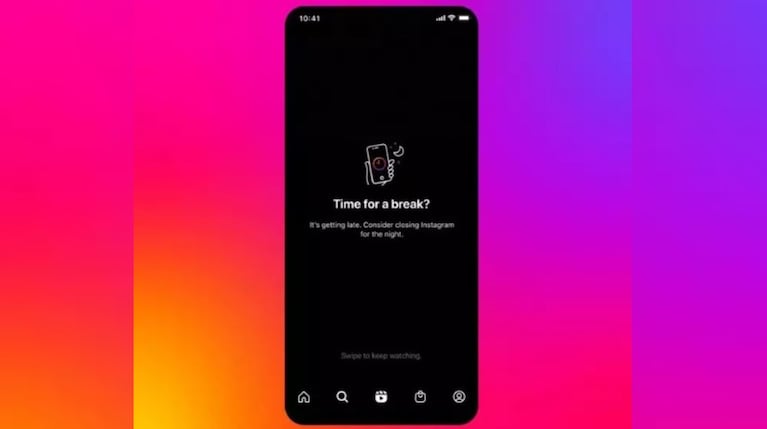 Instagram añade una notificación automática para que los adolescentes cierren la ‘app’ por la noche