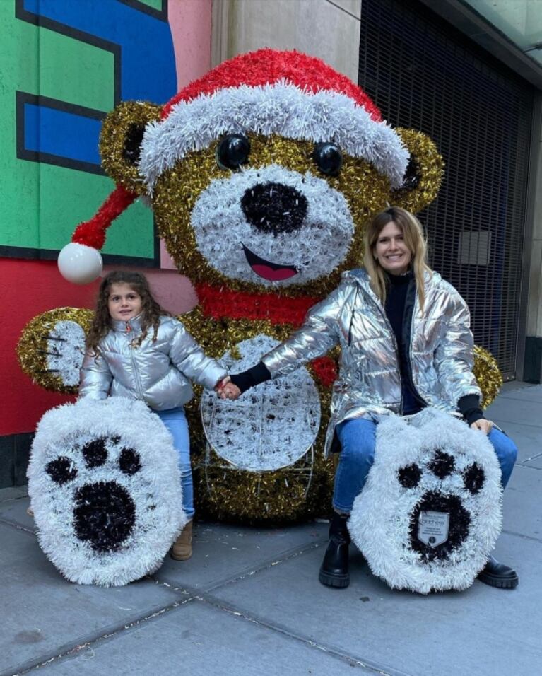 Isabel Macedo pasea su embarazo de 4 meses en Nueva York junto a Juan Manuel Urtubey y Belita