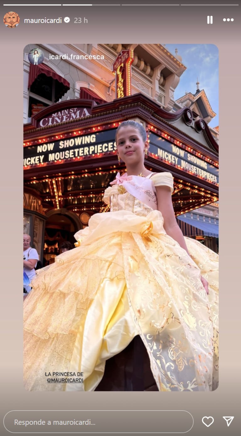 Isabella en Disney.