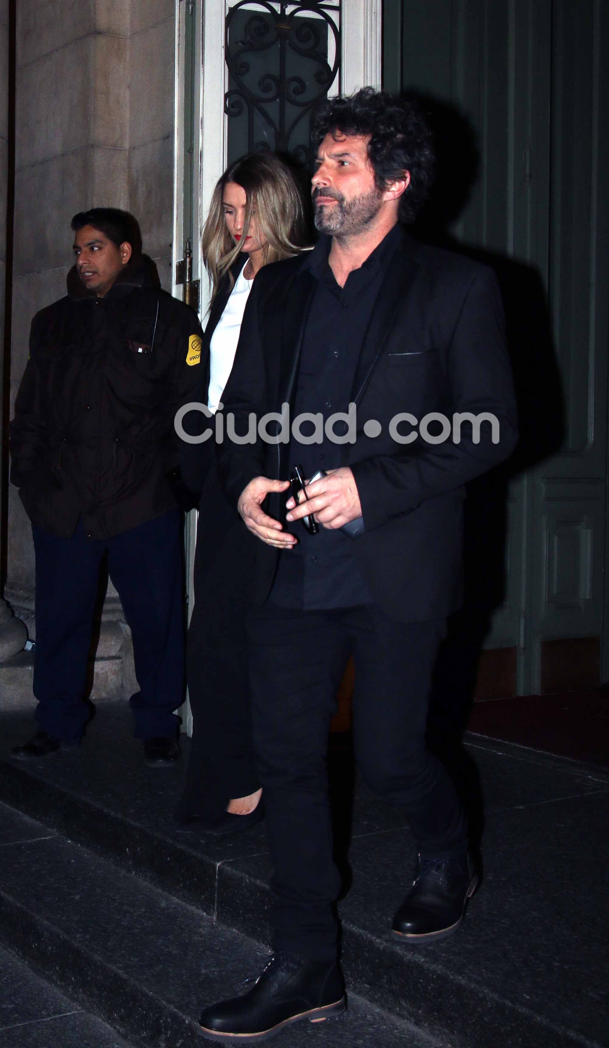 Iván Noble en la gala del Teatro Colón. (Foto: Movil Press / Ciudad.com)