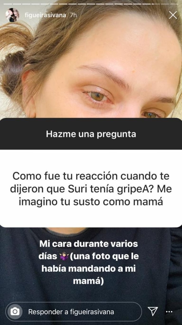 Ivana Figueiras contó que su hija sufrió gripe A en los Estados Unidos: "Esos días fueron mi peor pesadilla" 