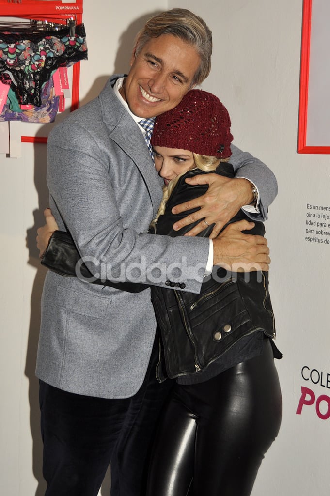 Ivana Figueiras y su papá, súper cariñosos (Foto_ Jennifer Rubio).