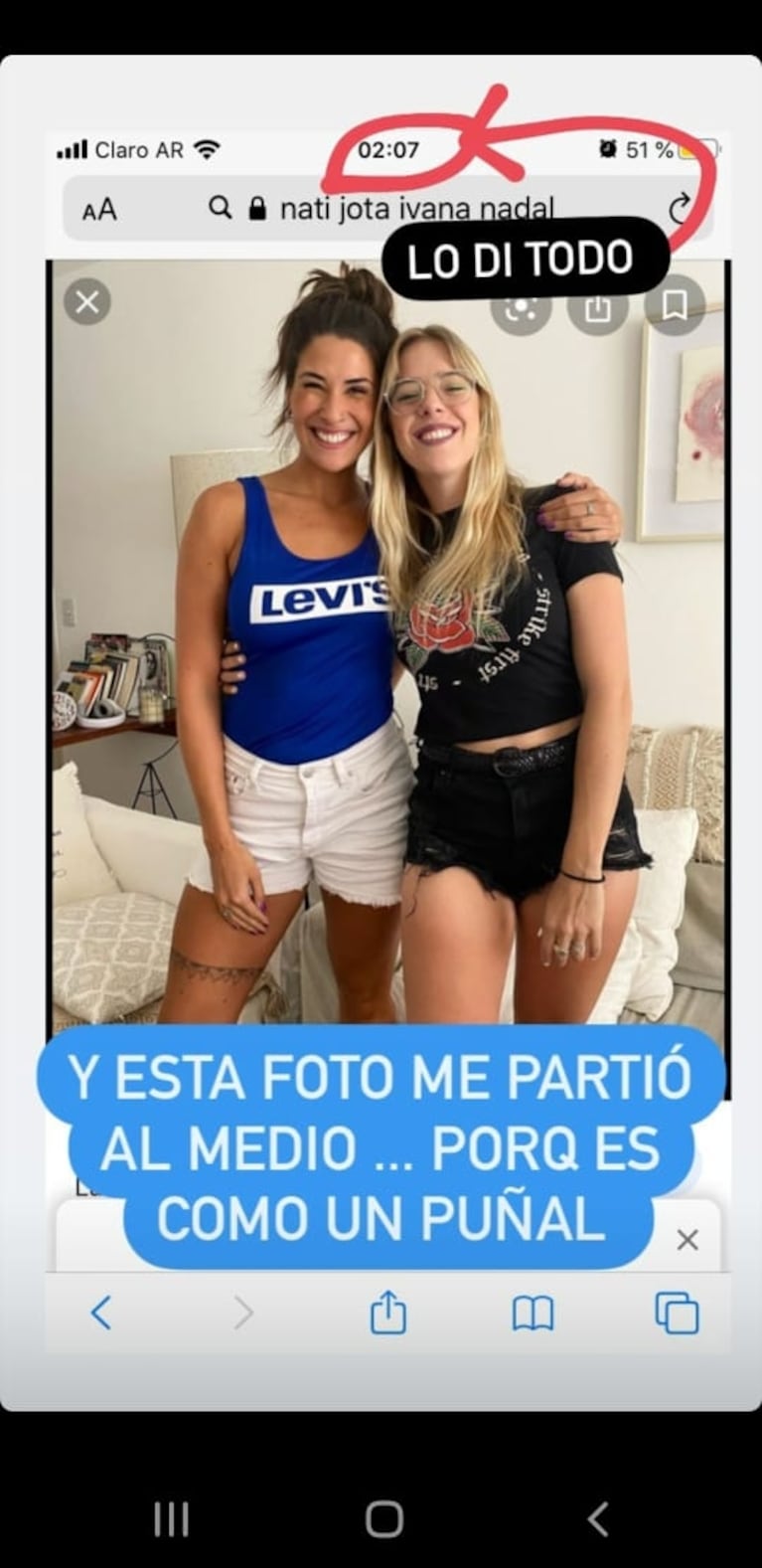 Ivana Nadal blanqueó su romance con Bruno Siri, el ex de Nati Jota: la reacción de la influencer