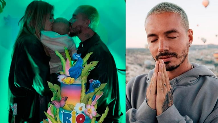 J Balvin y Valentina Ferrer le festejaron el primer año a su hijo Río.