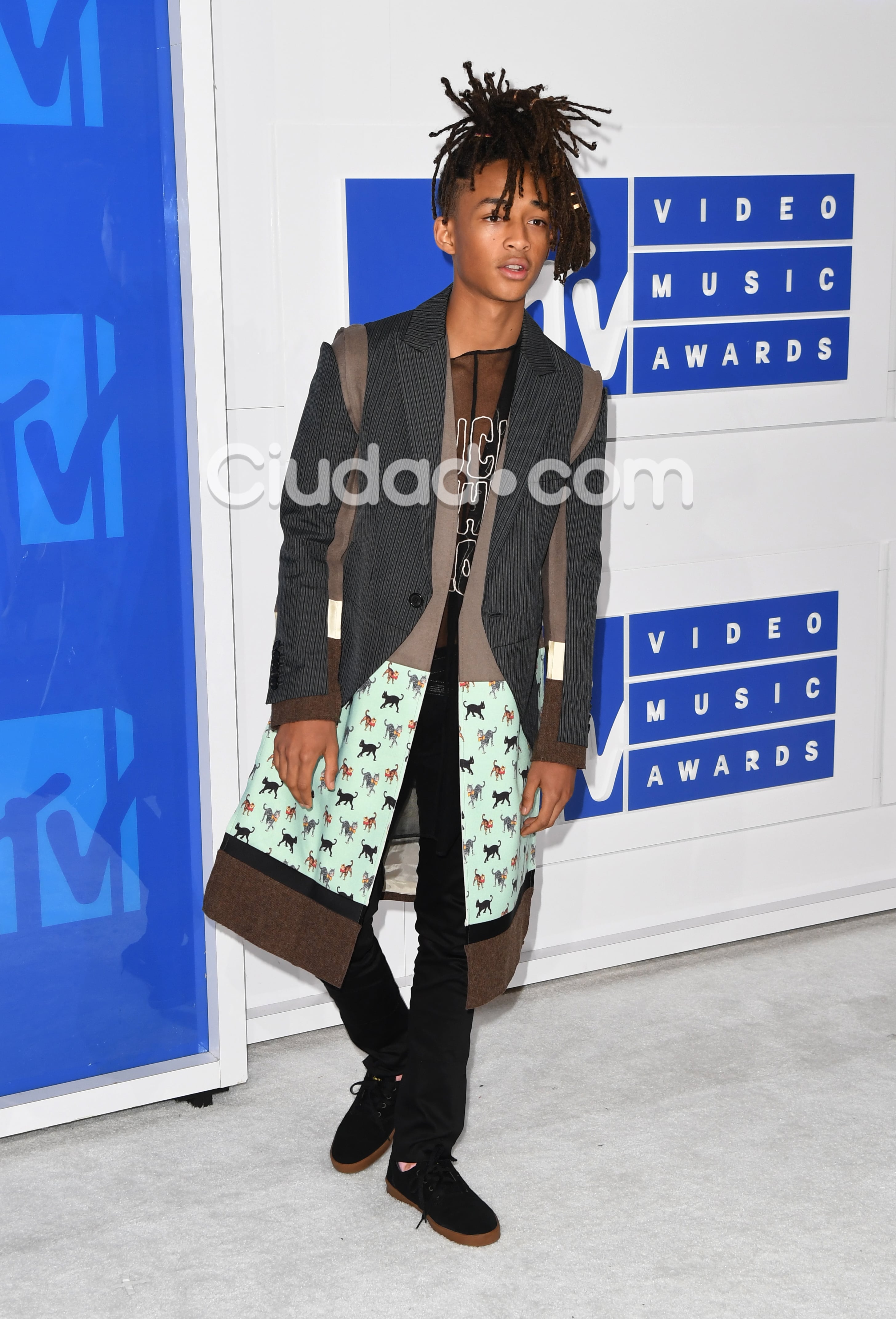 Jaden Smith en los premios MTV VMA 2016. Fotos: AFP