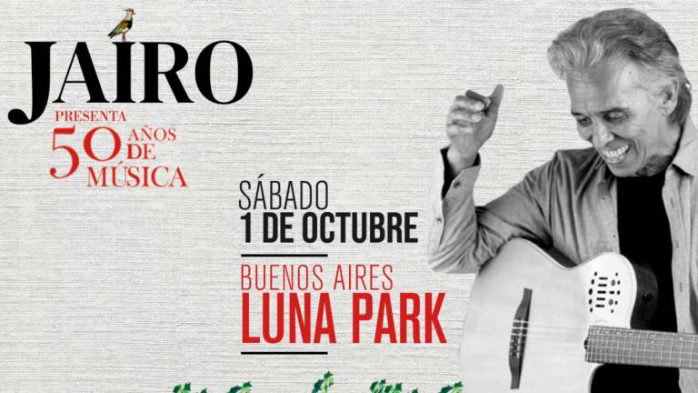 Jairo tocará el 1 de octubre en el Luna Park: cómo comprar entradas