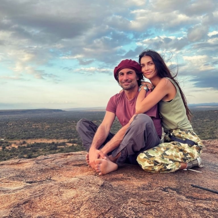 Jakob von Plessen sorprendió a Zaira Nara con un romántico mensaje, con fotos inéditas de su viaje por África