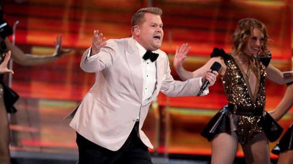 James Corden fue criticado en redes sociales por su presentación en los premios Grammy