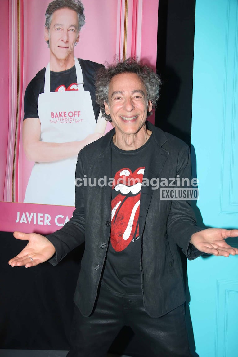 Javier Calamaro en la presentación de Bake Off Famosos Argentina (Foto: Movilpress).