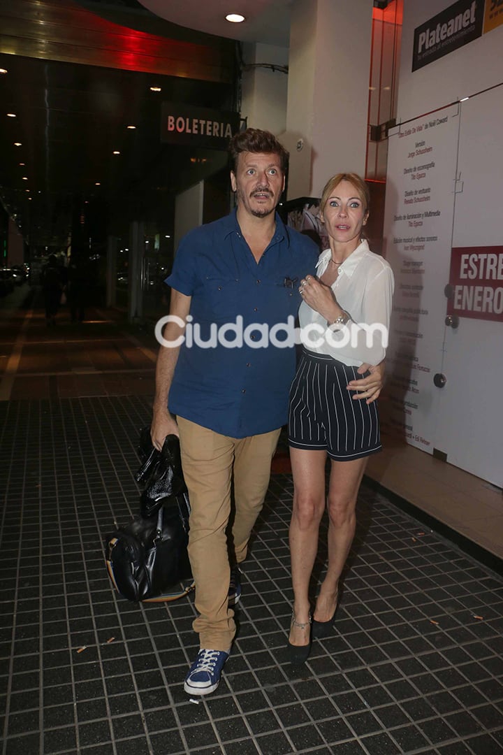 Javier Malosetti fue a ver a Inés Estévez al teatro. (Foto: Movilpress)