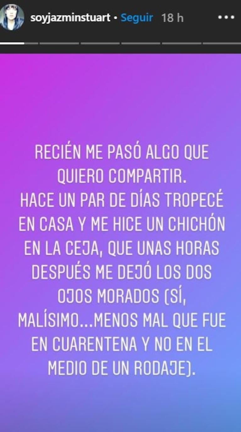 Jazmín Stuart relató la destacable actitud de un delivery que creyó que era víctima de violencia de género