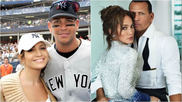 Jennifer López visitó a Alex Rodríguez, su novio, en un partido de béisbol