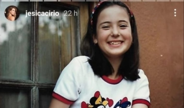 Jésica Cirio compartió fotos retro de cuando era niña a pedido de sus seguidores