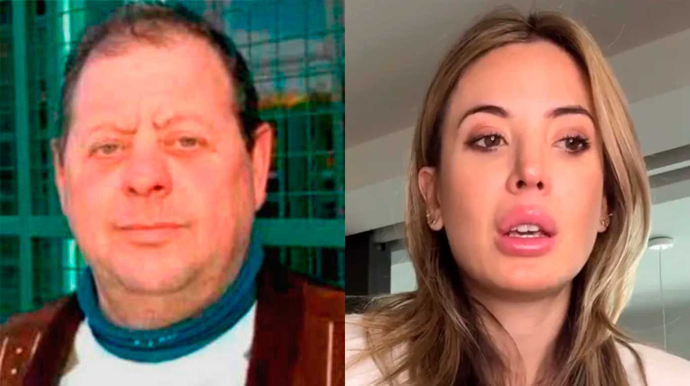 Jesica Cirio y su padre Horacio (Fotos:  capturas TV)