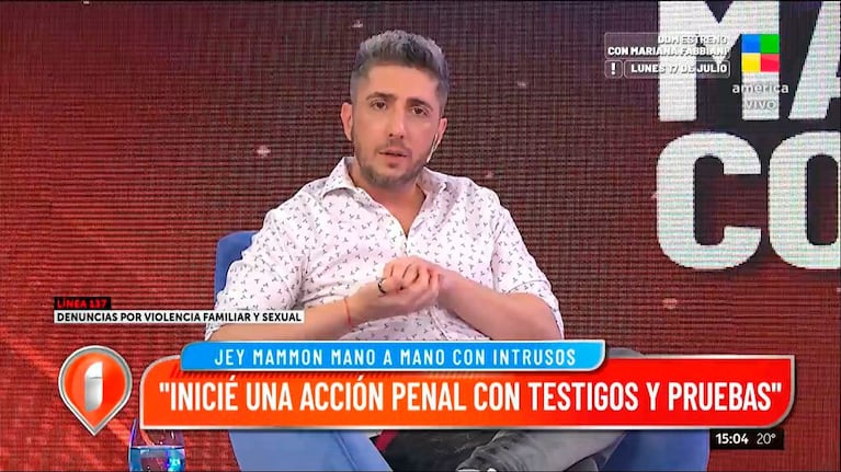 Jey Mammon en Intrusos. (Foto: Captura TV)