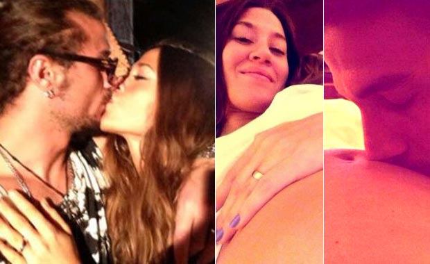 Jimena Barón anunció su embarazo y desató la bronca de una de las ex de Daniel Osvaldo. (Fotos: Web y Twitter)