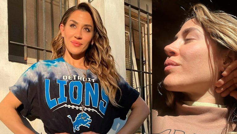 Jimena Barón compartió un álbum de selfies al natural.