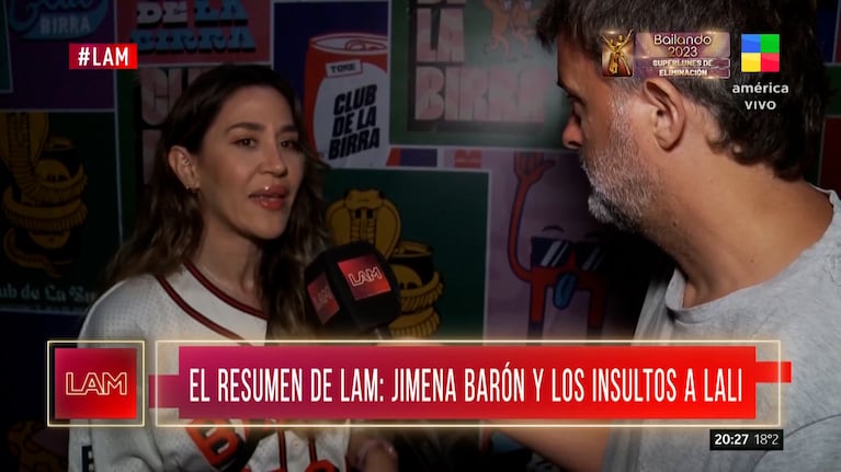 Jimena Barón defendió con todo a Lali Espósito: “Es una laburante y dicen cosas que no se merece”