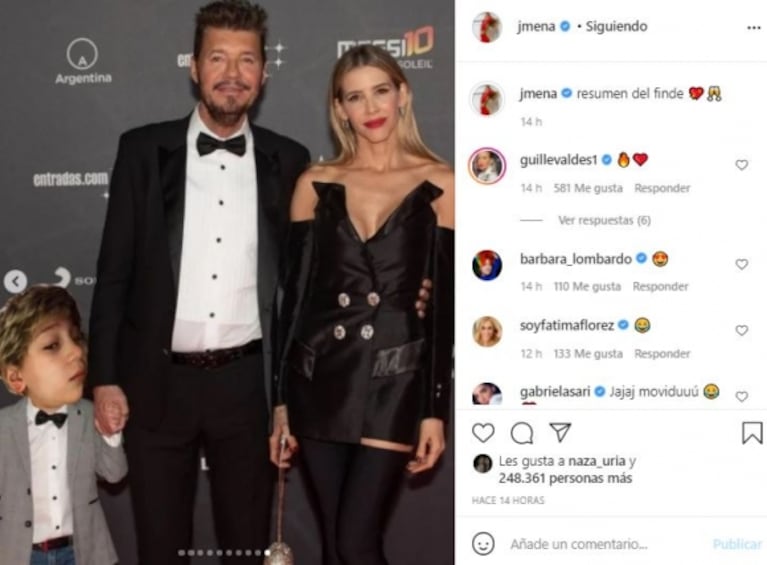 Jimena Barón dejó a Momo bajo el cuidado de Marcelo Tinelli y Guillermina Valdés: "Se quedó a dormir en la casa de mi jefe"