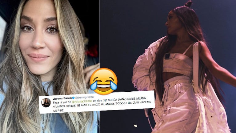 Jimena Barón fue al show de Ariana Grande