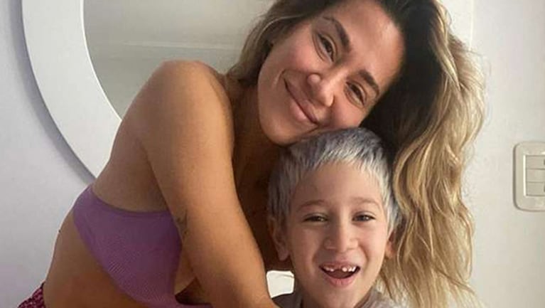 Jimena Barón mostró el tierno chat de WhatsApp con Momo, a un día de haberse ido a Miami.