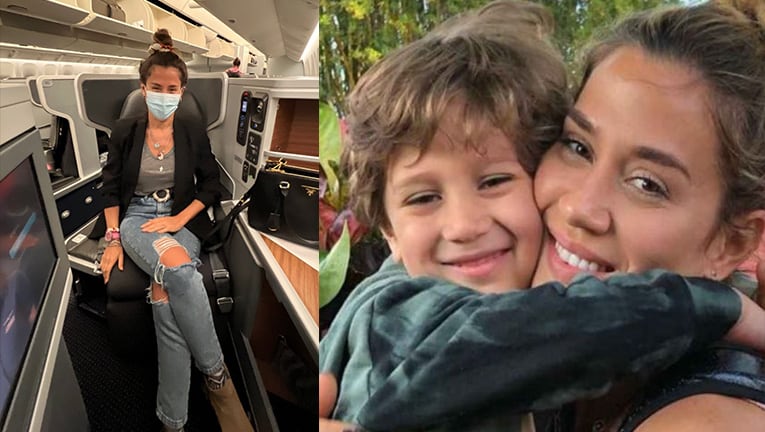 Jimena Barón reveló por qué viajará sin su hijo a Miami.