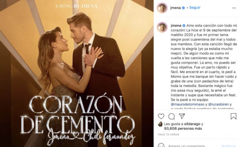 Jimena Barón reveló que escribió su nueva canción tras su fallida reconciliación con Daniel Osvaldo: "Post cuarentena del mal y todos sus mambos"