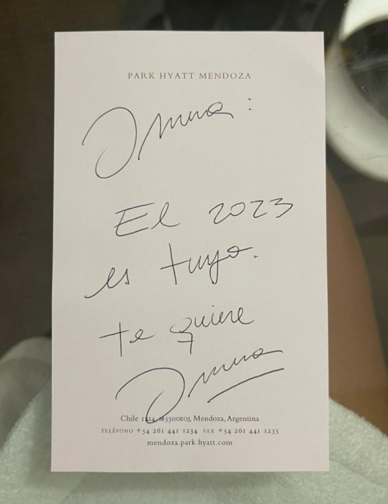 Jimena Barón se escribió una carta a sí misma antes de regresar a los escenarios: "Te quiero"