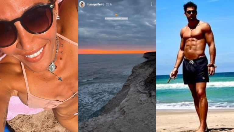 Jimena Barón y Matías Palleiro, juntos de vacaciones (Fotos: Instagram y Captura de Instagram Stories)