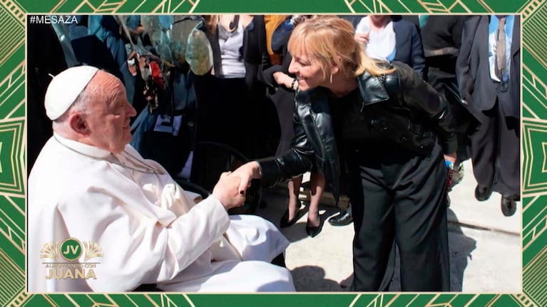 Jimena Monteverde habló sobre su experiencia en el Vaticano y su encuentro con el Papa Francisco (Foto: eltrece)