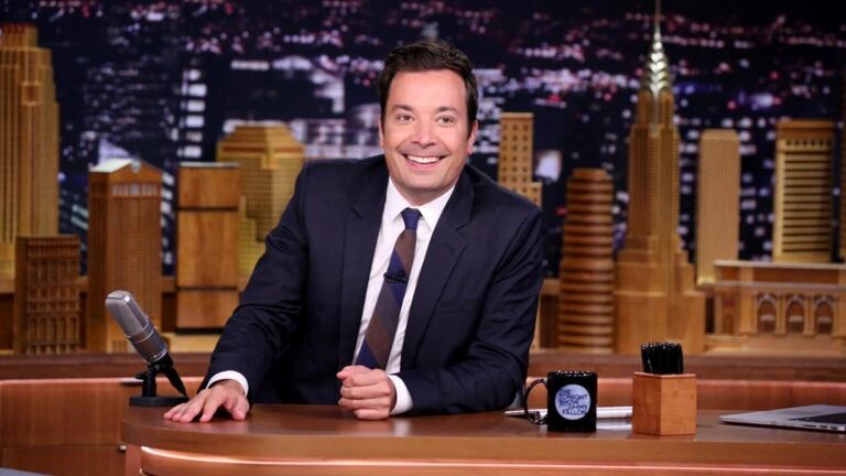 Jimmy Fallon regresó al estudio de su programa sin público