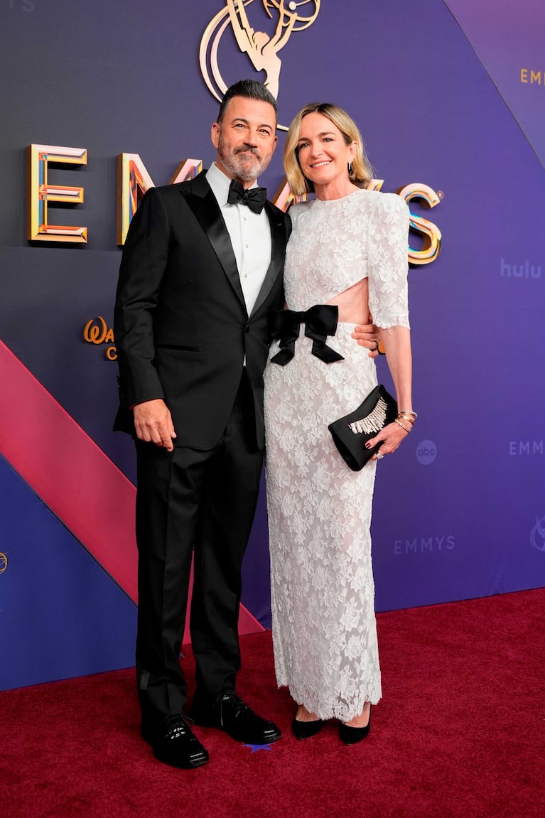 Jimmy Kimmel y Molly McNearney (Foto: AP)