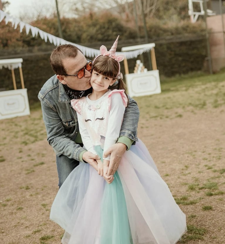 Joaquina en su cumple número 8.