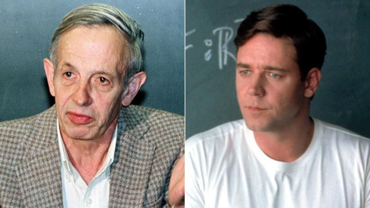 John Nash, el ganador del premio Nobel que fue interpretado por Russell Crowe