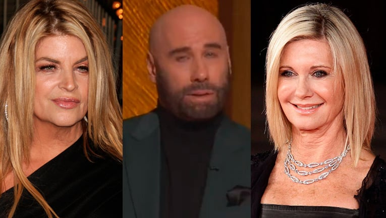 John Travolta se quebró en llanto al recordar a Olivia Newton y Kristie Alley en los Oscar 2023.