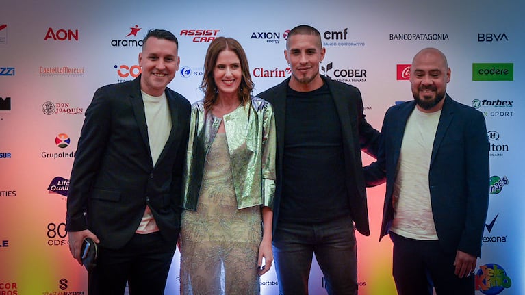 Jonatan Maidana en la Cena Solidaria de la Fundación River. (Foto: Nicolás González - TN)