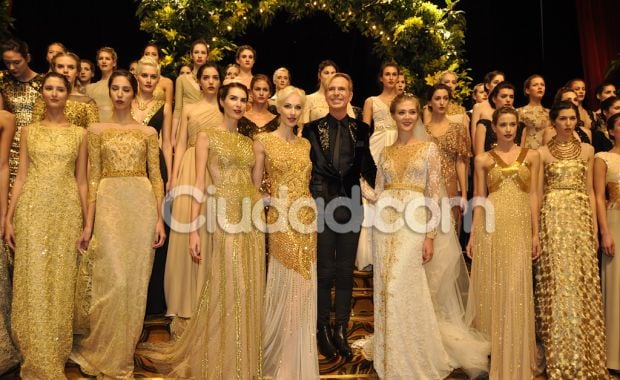 Jorge Ibáñez presentó su colección "Golden Secrets". (Foto: Jennifer Rubio)