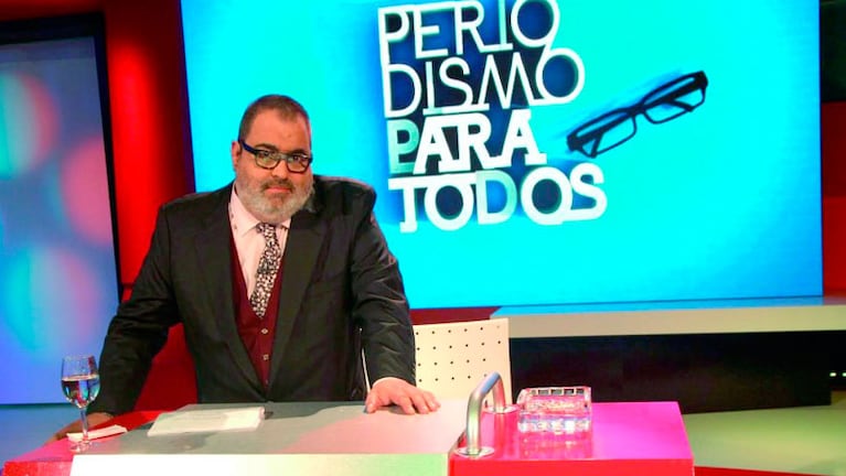 Jorge Lanata como conductor de Periodismo para todos.