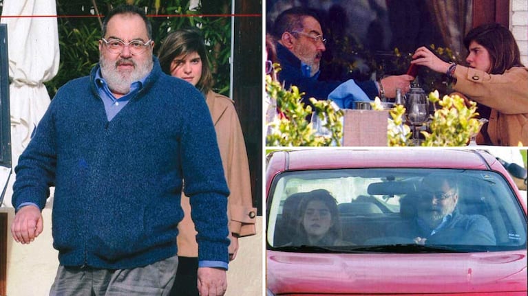 Jorge Lanata en Punta del Este con una misteriosa joven de compañera. (Foto: revista Pronto)