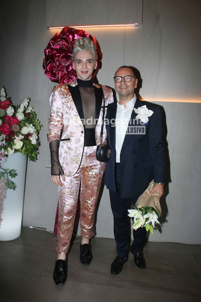 Jorge Rey en el cumpleaños de Fabián Medina Flores (Foto: Movilpress).