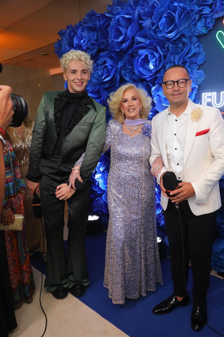 Jorge Rey, Mirtha Legrand y Fabián Medina Flores